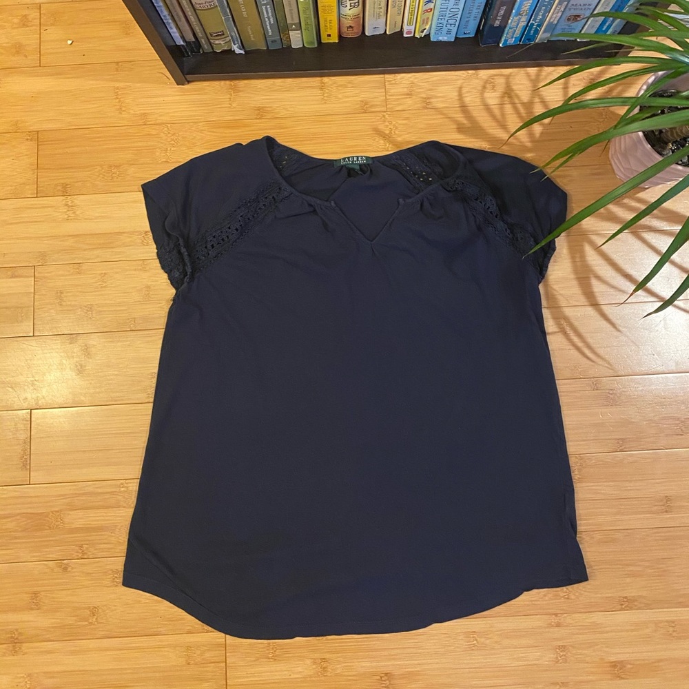 Navy Lauren by Ralph Lauren Top